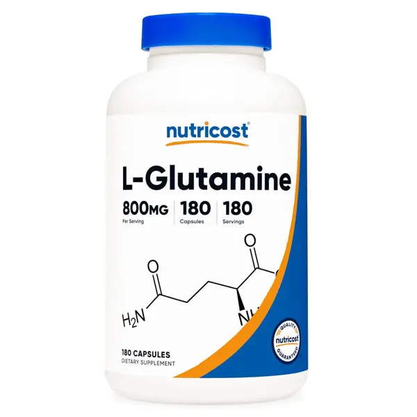 Nutricost L-Glutamine 800 mg Capsules